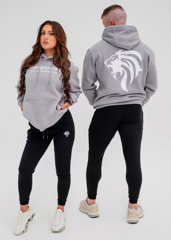 KINGDOM HOODIE / JUMPER - GREY - UNISEX