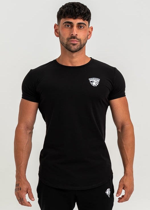 CREST TEE - BLACK