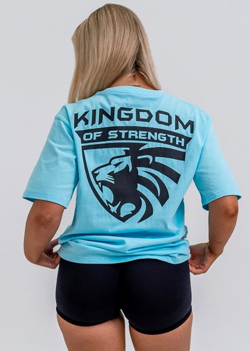 ROYAL OVERSIZED TEE - IBIZA BLUE - UNISEX