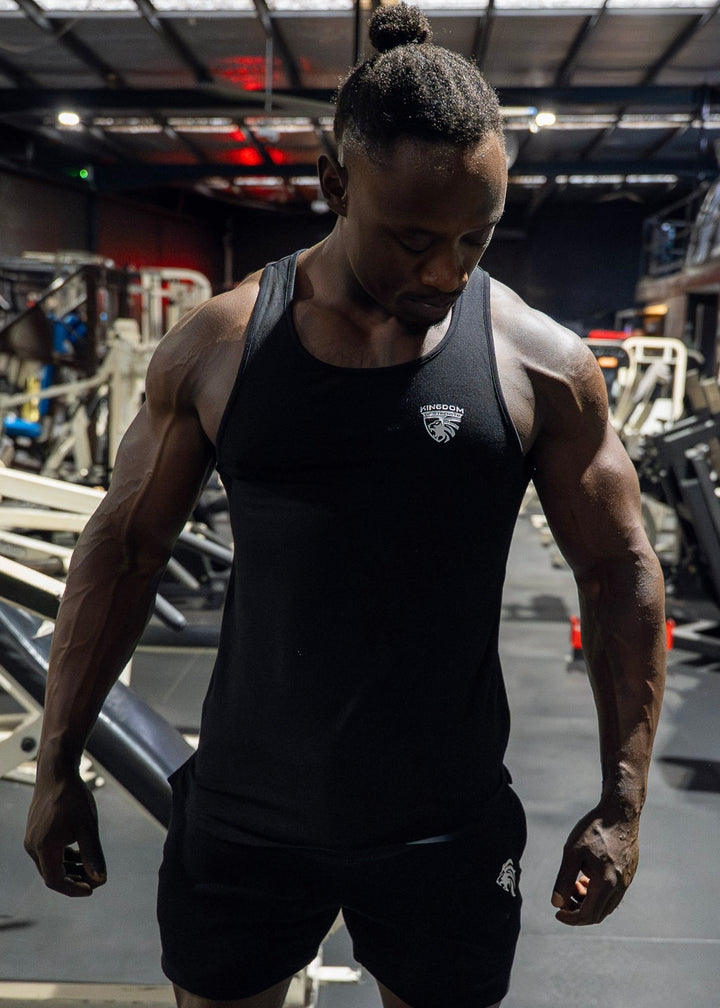 CREST SINGLET - BLACK