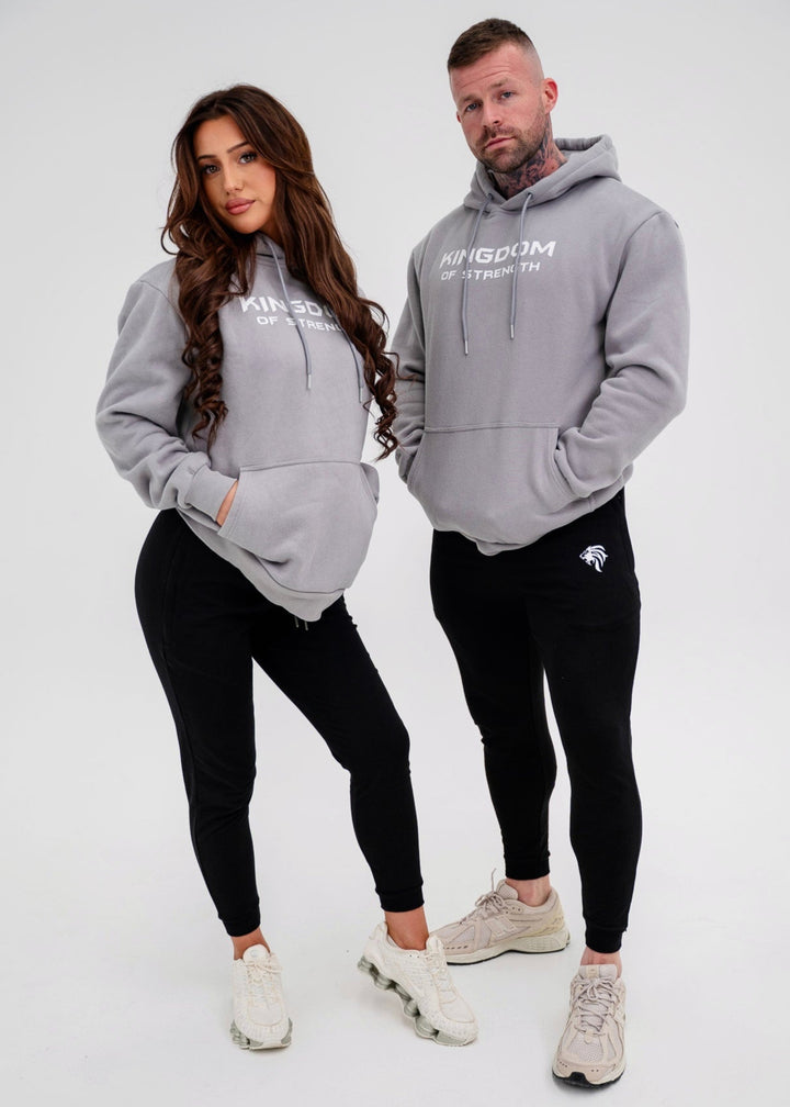 KINGDOM HOODIE / JUMPER - GREY - UNISEX