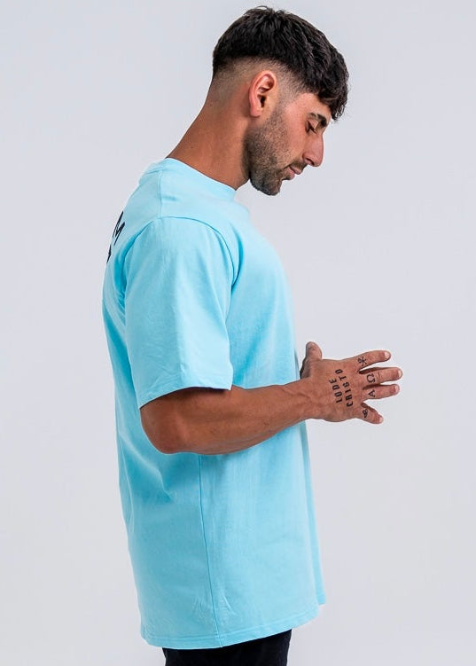 ROYAL OVERSIZED TEE - IBIZA BLUE - UNISEX