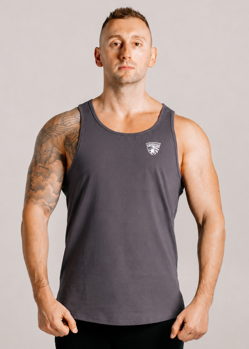 CREST SINGLET - DARK GREY