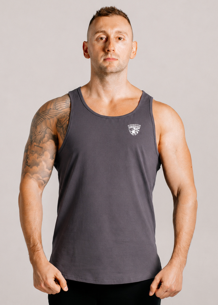 CREST SINGLET - DARK GREY