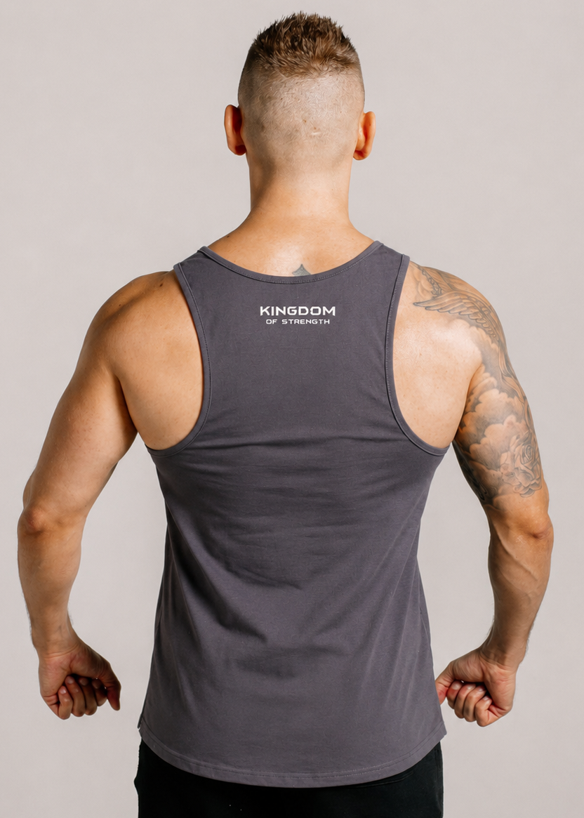 CREST SINGLET - DARK GREY