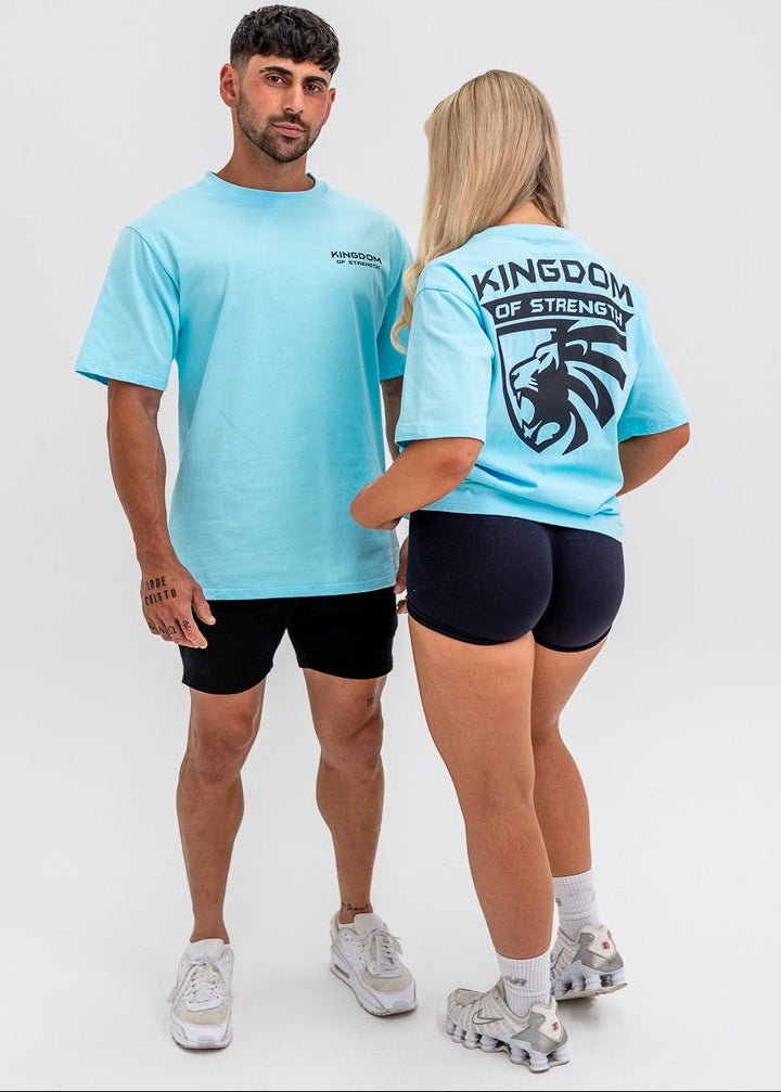 ROYAL OVERSIZED TEE - IBIZA BLUE - UNISEX