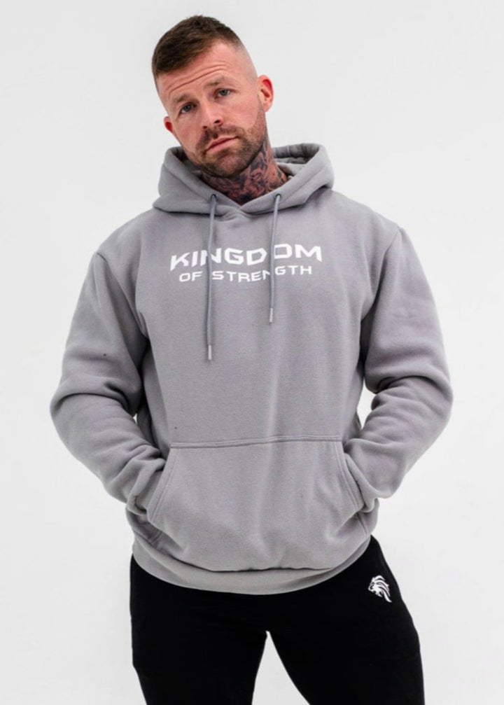 KINGDOM HOODIE / JUMPER - GREY - UNISEX