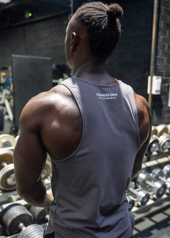 CREST SINGLET - DARK GREY