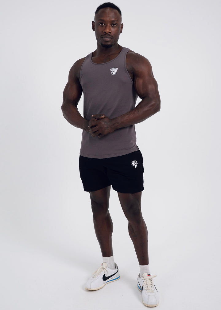 CREST SINGLET - DARK GREY