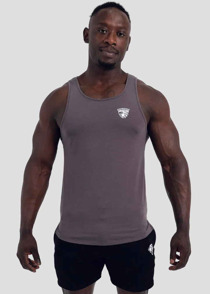 CREST SINGLET - DARK GREY
