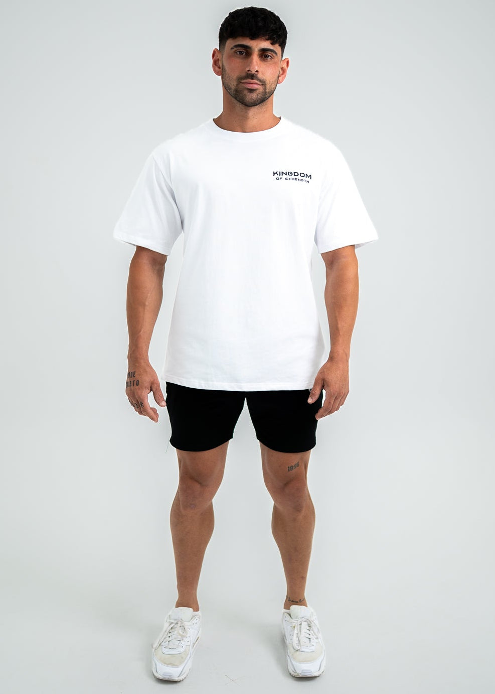 ROYAL OVERSIZED TEE - WHITE - UNISEX