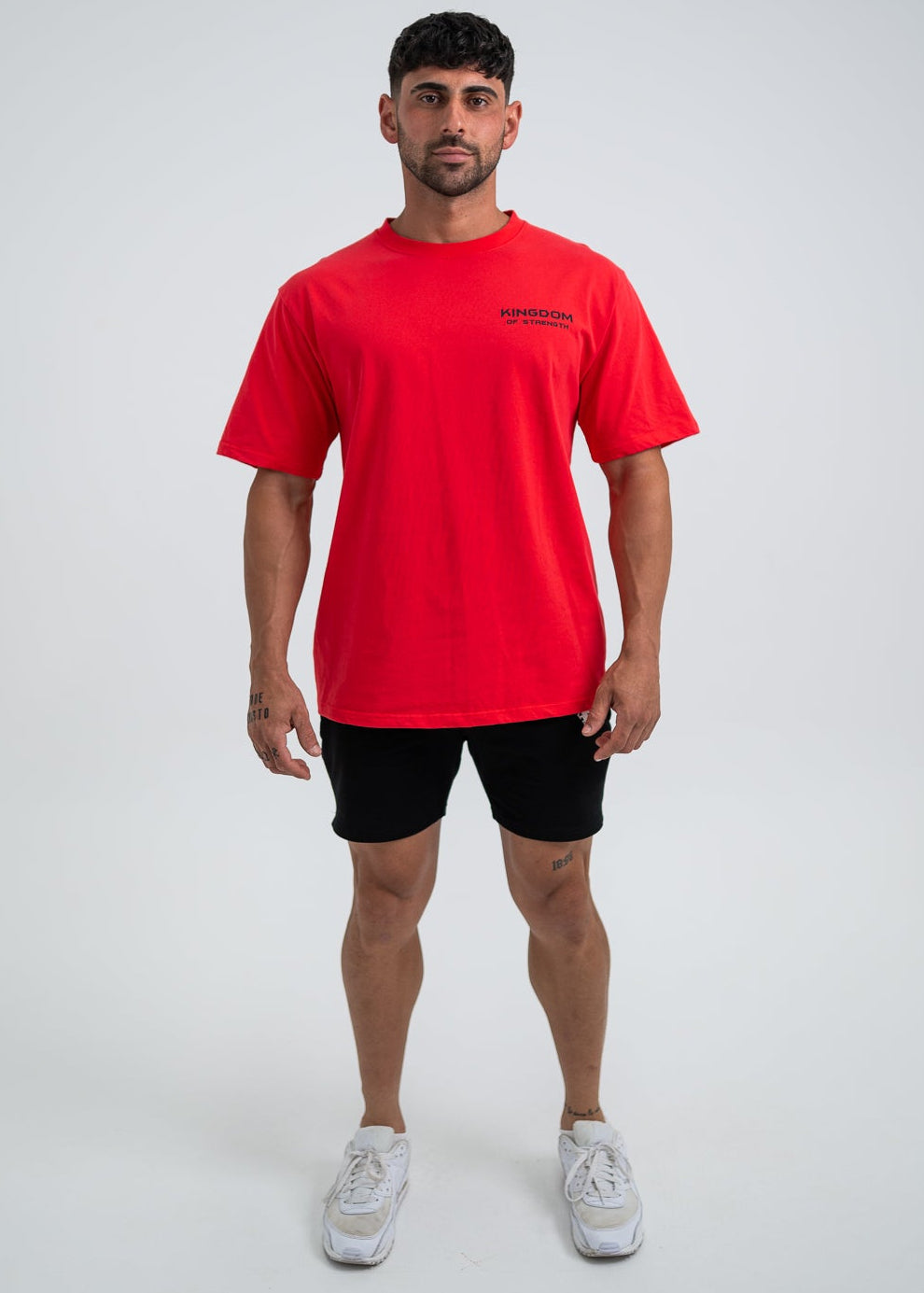 ROYAL OVERSIZED TEE - RED - UNISEX