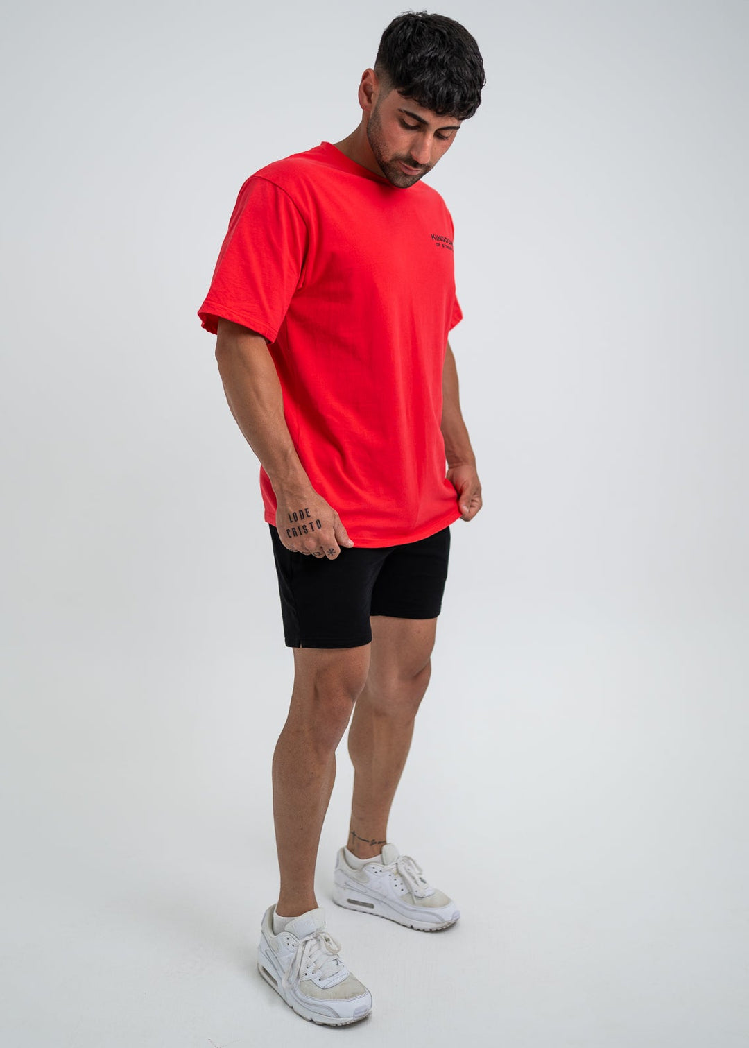 ROYAL OVERSIZED TEE - RED - UNISEX