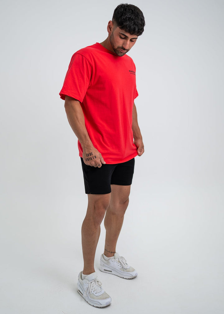 ROYAL OVERSIZED TEE - RED - UNISEX